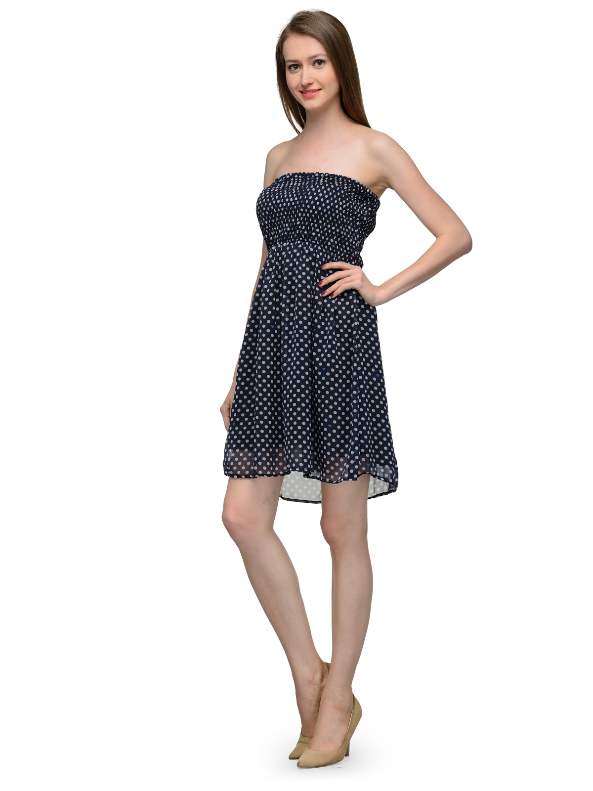 POLKA DOT MINI TUBE DRESS